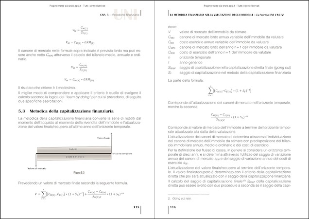 Capitolo 5 - Metodiche finanziarie pag.ne 115-116